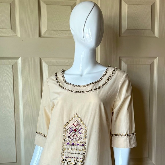 Megan Park - women’s boho mini dress (Size S) - Picture 1 of 5